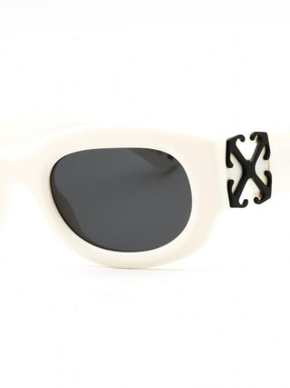 Off White PALMER plastic Oval  Women's Sunglasses