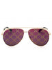 7655 - Gold Brown/ Purple Blue