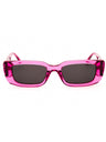 3007 - Pink transparent / Dark grey