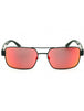 94816Q - Shiny Dark Green / Red/Orange Mirror