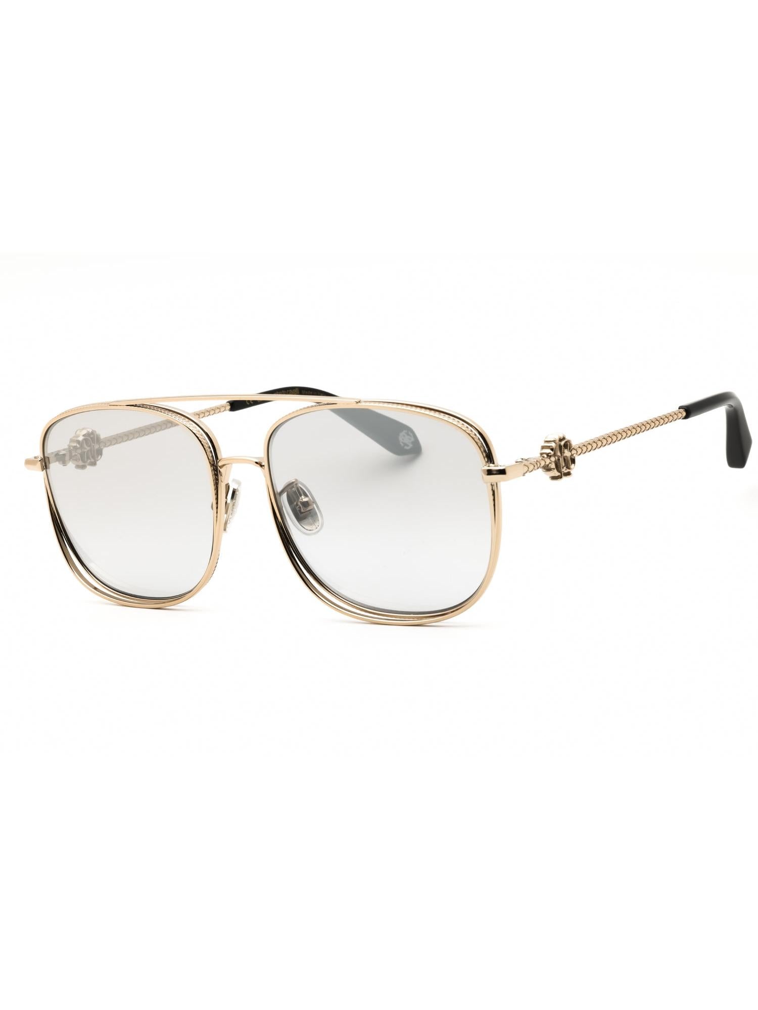 Roberto Cavalli 580839 Sunglasses Rose Gold Metal Aviator Roberto Cavalli Aviator Sunglasses for Women for sale | eBay main image 3