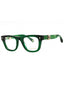 0M26 - SHINY TRANSPARENT GREEN/Clear demo lens