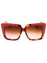 641 - RED TORTOISE/ROSE/Brown Gradient