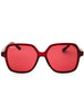 612 - TRANSPARENT BURGUNDY/Red