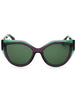 318 - TRANSPARENT GREEN/VIOLET/TRANSPARENT GREEN/VIOLET