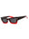 615 - GRADIENT TRANSPARENT DARK RED/Dark Grey