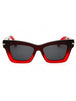 615 - GRADIENT DARK RED TRANSPARENT/Smoke
