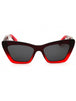 615 - TRANSPARENT DARK RED GRADIENT/Smoke