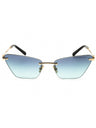 60219S - Pale Gold/Azure Gradient Blue