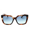 84219S - Spotted Brown Havana/Azure Gradient Blue