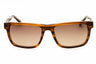 48H - shiny dark brown / brown polarized