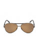 09H - Matte Gunmetal / Brown Polarized