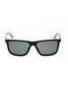 02R - Matte Black/Gunmetal / Green polarized