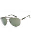 08R - Shiny Gunmetal / Green Polarized