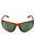 48R - shiny dark brown / green polarized