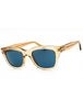 45V - shiny light brown / blue