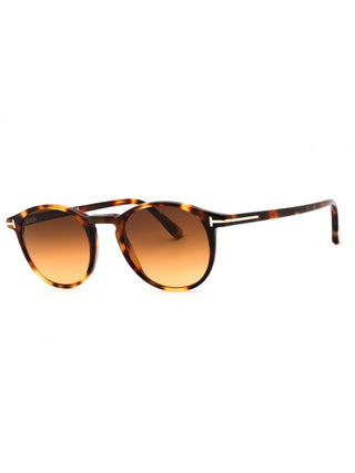 Tom Ford FT0539 acetate Round  Unisex's Sunglasses
