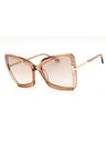 GIA 57G - Shiny Beige Havana/Brown Mirror