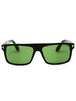 01N - shiny black  / green