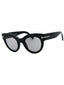01C - shiny black  / smoke mirror