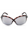 55C - Gradient Grey Tortoise/Smoke Grey Silver Flash Mir