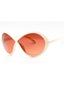 25T - Ivory/gradient bordeaux