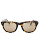 55L - coloured havana / roviex mirror
