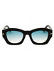 01P - shiny black  / gradient green