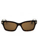 52H - dark havana / brown polarized