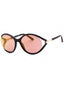 48Z - shiny dark brown / Rose Brown