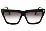 01B - shiny black  / gradient smoke