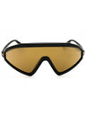 01G - shiny black  / brown mirror