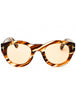 55E - coloured havana / brown