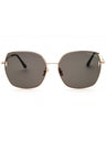 28A - shiny rose gold / smoke