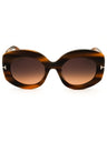55T - coloured havana / gradient bordeaux