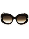 52B - dark havana / gradient smoke