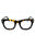 055 - coloured havana/clear/blue-light block lens