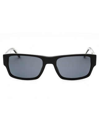 Tommy Hilfiger TH 2017/S sunglasses featuring a sleek black acetate frame and dark grey tinted lenses.