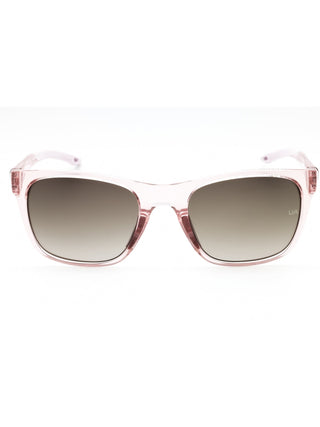 Under Armour UA 0013/G/S sunglasses featuring a sleek black frame, grey polarized lenses, and a sporty wrap-around design.
