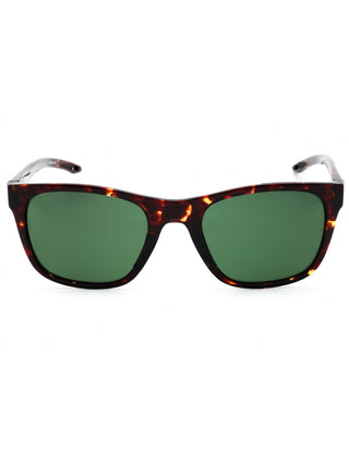 Under Armour UA 0013/G/S sunglasses featuring a sleek black frame, grey polarized lenses, and a sporty wrap-around design.