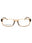 2T3 - CRYSTAL BEIGE / clear demo lens