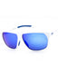 0WWK W1 - Matte White / Blue Mirror