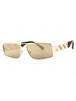 10025A - Gold/Light Brown Mirror Dark Gold