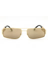 10025A - Gold/Light Brown Mirror Dark Gold