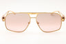 10027E - Gold / Light Pink With Silver Tone Mirror