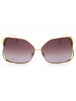 10026X - Gold Metal/Violet Mirror Silver