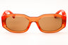 552763 - Transparent Papaya Orange/Light Brown