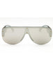 311/6G - Transparent Grey/Light Grey Mirror Silver