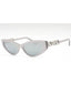 54741U - Pearl Grey /  Blue/Silver Mirror
