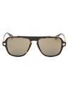 12524T - DARK HAVANA / dark grey mirror gold